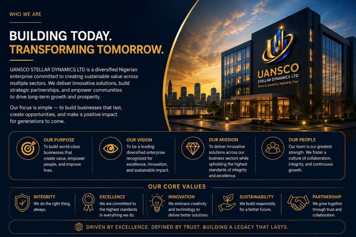 UANSCO STELLAR DYNAMICS LTD — Building today, transforming tomorrow